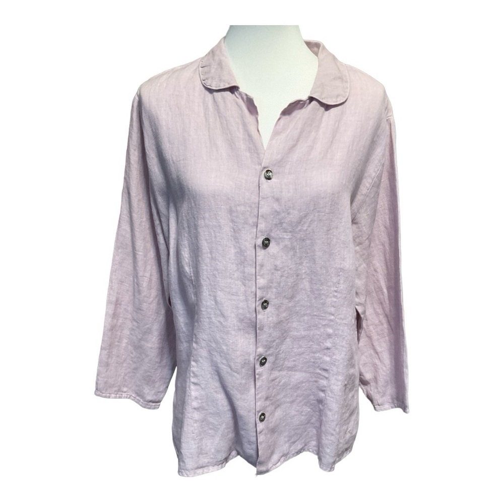 CP Shades Pure Irish Linen Top Size L
